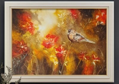 Bird 290 - 38 x 27 cm - VERKOCHT