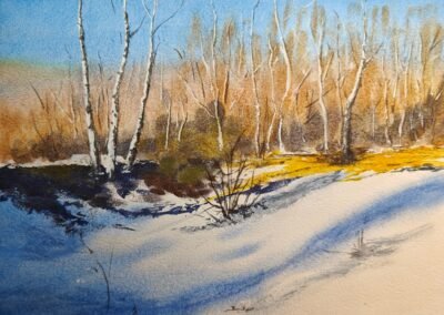 Winter 136 - 35 x 25cm - VERKOCHT