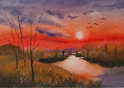 Sunset 014 - 32,5 x 22,5 cm - € 75