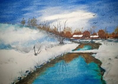 Winter 919 - 42,5 x 27,5cm - VERKOCHT